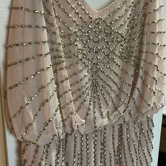 Xscape Beaded Semi-Formal Dress - Size 6 - Picture 3 of 5
